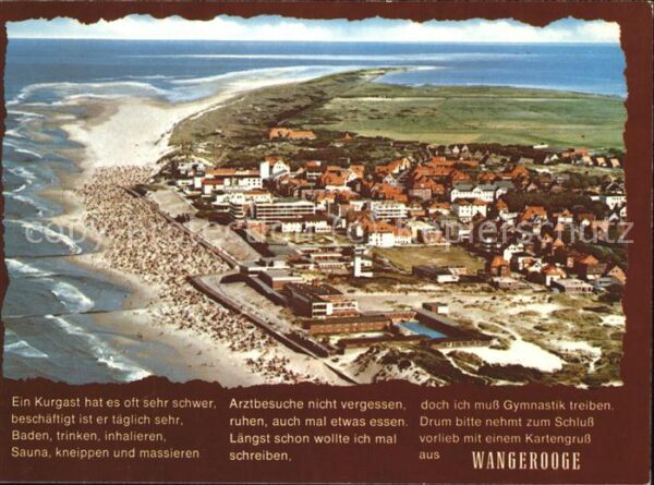 Wangerooge Nordseebad Fliegeraufnahme