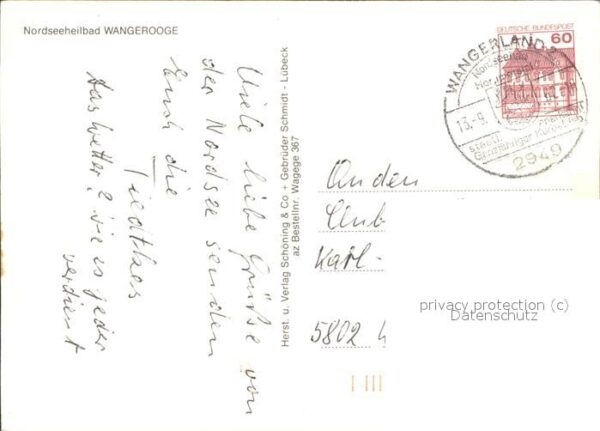 Wangerooge Nordseebad Fliegeraufnahme – Bild 2
