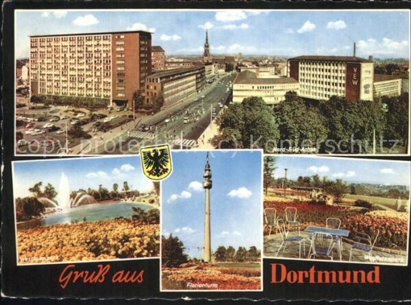 Dortmund Nord Süd Achse Florianturm Westfalenpar