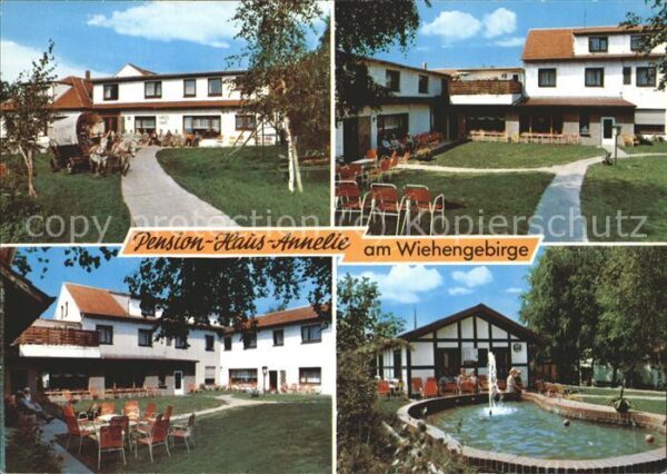 Bad Holzhausen Luebbecke Pension Haus Annelie Gartenanlage Liege
