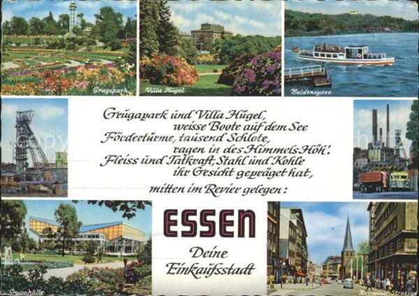 Essen Ruhr Baldeney See Grugapark Kettwiger Str Gr