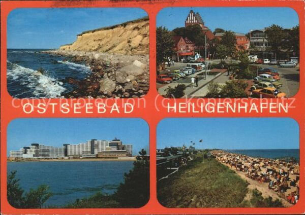Heiligenhafen Ostseebad Steilküste Ortsblick Hotels Strand