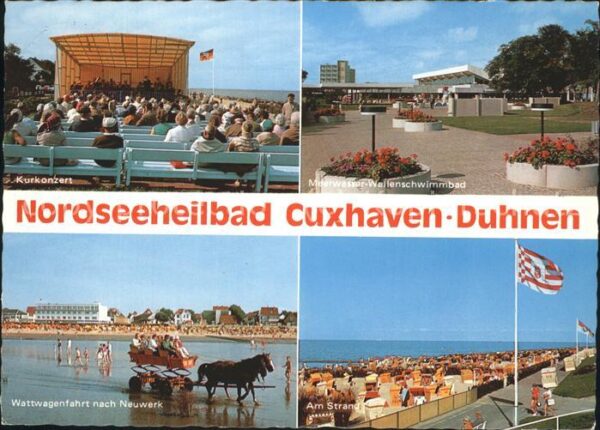 Duhnen Nordsee Kurkonzert Meerwasser Wellenschwimmbad