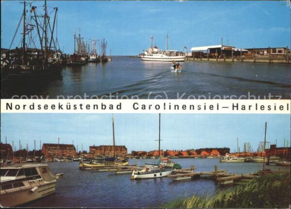 Carolinensiel-Harlesiel Ostfriesland Hafenanlage Yachthafen