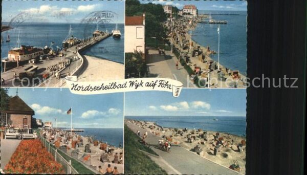 Wyk Foehr Bootsanleger Strand Promenade