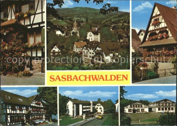Sasbachwalden Orts und Teilansichten