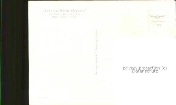 Hueckeswagen Bevertalsperre Fliegeraufnahme – Bild 2