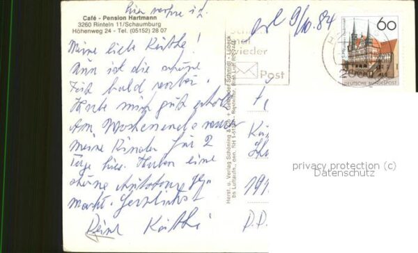 Rinteln Cafe Pension Hartmann – Bild 2