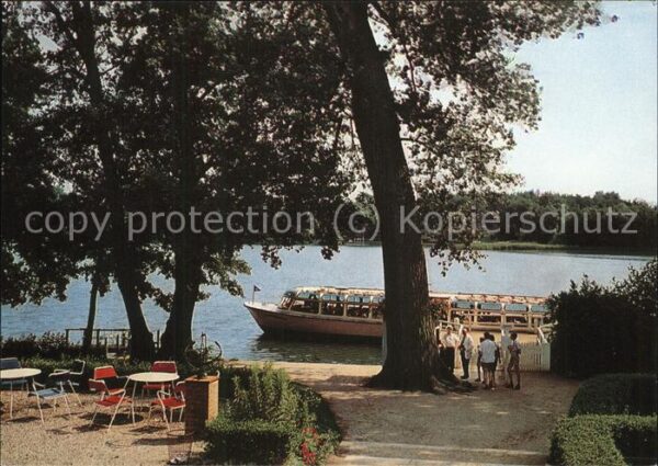 Ploen See Hotel Restaurant Fegetasche Motorboot A