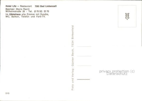 Bad Liebenzell Hotel Litz mit Gästehaus – Bild 2