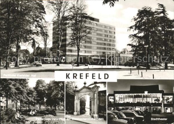 Krefeld Parkhotel Krefelder Hof Parkanlage Tor