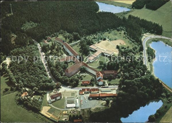 Clausthal-Zellerfeld Kurklinik Erbprinzentanne Fliegeraufnah