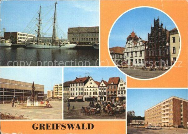 Greifswald Mecklenburg Vorpommern Segelschulschiff Wilhelm Pieck PdF Plas
