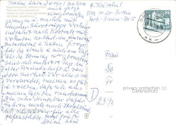 Greifswald Mecklenburg Vorpommern Segelschulschiff Wilhelm Pieck PdF Plas – Bild 2