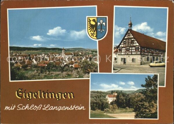 Eigeltingen Totalansicht Fachwerkhaus Schloss Lange