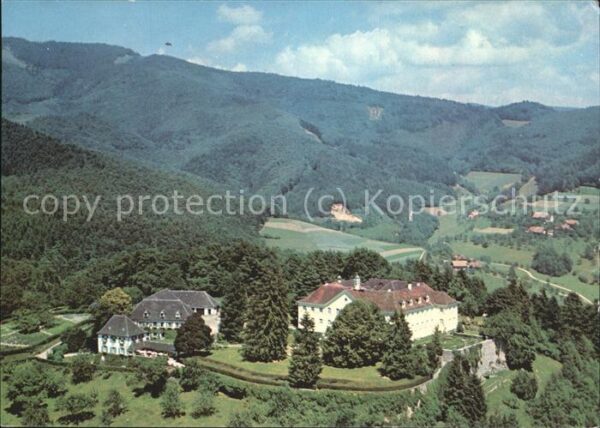 Badenweiler Schloss Bürgeln Fliegeraufnahme