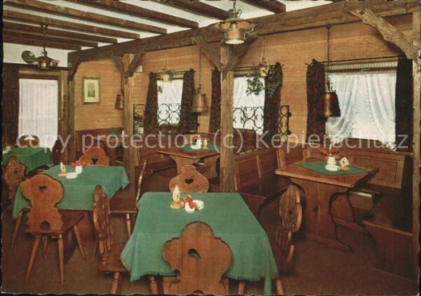 Bernau Schwarzwald Cafe Pension Hofeck Gaststube