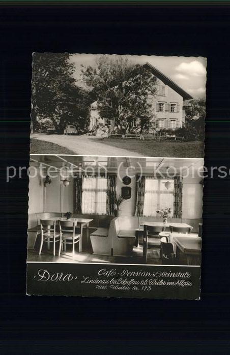 Lindenau Weiler Allgaeu Haus Dora Cafe Pension Weinstube Gastst