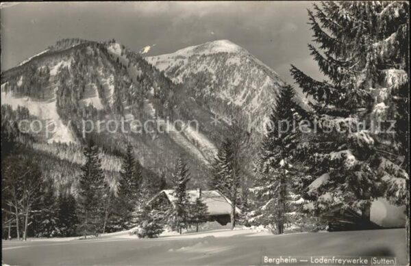 Sutten Bergheim St. Georg im Winter Lodenfreyw