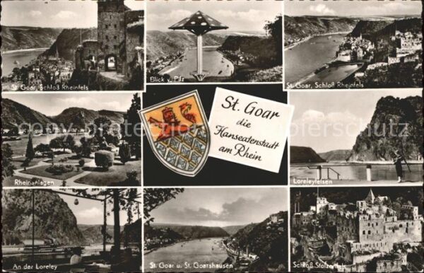 St Goar Schloss Rheinfels Pilz Loreley Felsen R