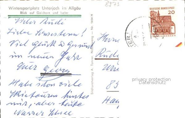 Unterjoch Blick auf Gaishorn und Iseler Allgäuer – Bild 2