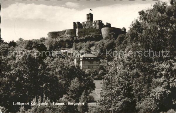 Koenigstein Taunus Burgruine Luftkurort