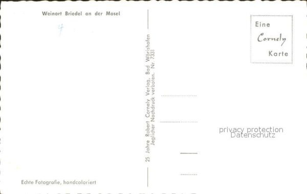 Briedel Teilansichten Weinort Moseltal Burgruin – Bild 2