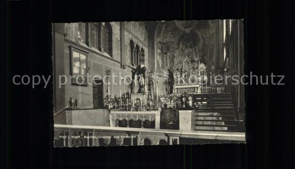 Werl Westfalen Basilika Gnaden- und Hochaltar