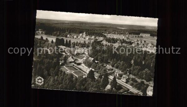 Villingen-Schwenningen Blick auf die Kuranlagen Fliegeraufnahm