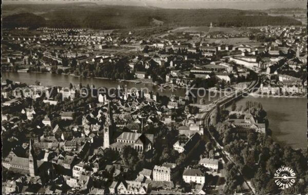 Konstanz am Bodensee Fliegeraufnahme