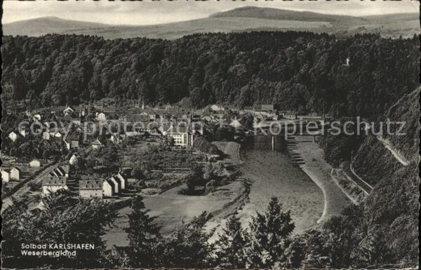 Bad Karlshafen Gesamtansicht Solbad Weserbergland