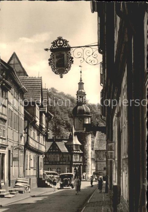 Stolberg Harz Markt und Stadtturm