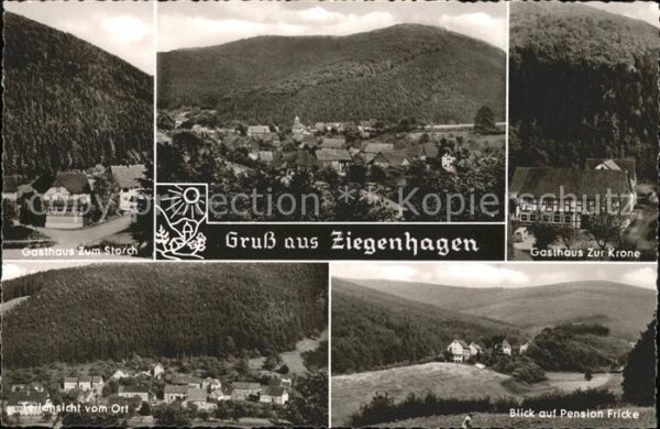 Ziegenhagen Witzenhausen Gesamtansicht Gasthaus Zur Krone Pensio
