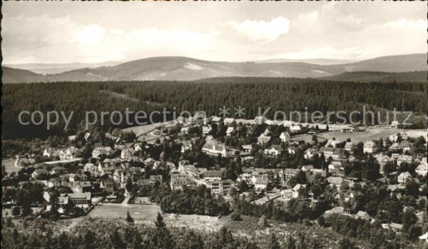 Hahnenklee-Bockswiese Harz Panorama Blick vom Bocksberg