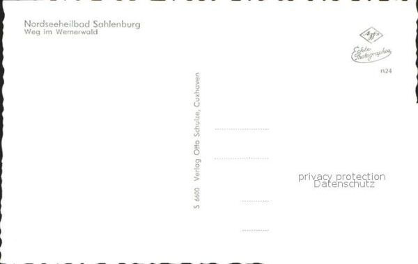 Sahlenburg Weg im Wernerwald Nordseeheilbad – Bild 2