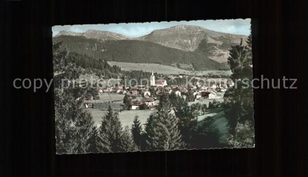 Oberstaufen Gesamtansicht Schrothkurort