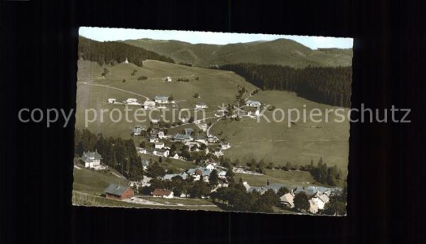 Todtnauberg Gesamtansicht Luftkurort und Winterspor