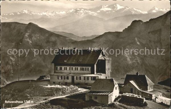 Schliersee Rotwandhaus Berghütte gegen Venedigergr