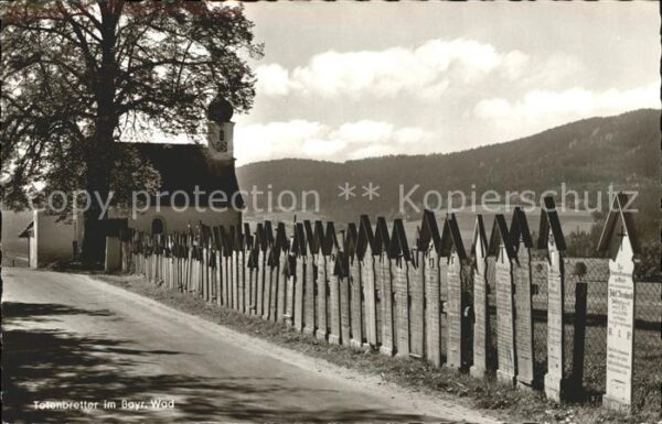 Arnbruck Totenbretter im Bayerischen Wald Kapell