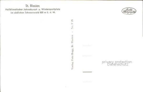 St Blasien Evangelische Kirche Heilklimatischer Ku – Bild 2