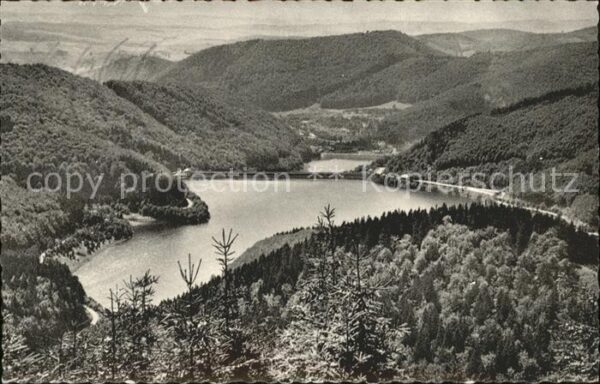 Braunlage Odertalsperre Blick vom Jagdkopf bei St