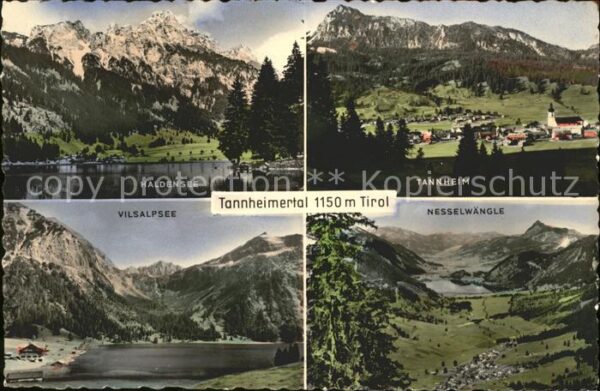 Tannheim Tirol Tannheimertal Haldensee Vilsalpsee Ness