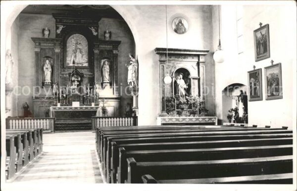 Altsimonswald Inneres der Kirche Altar