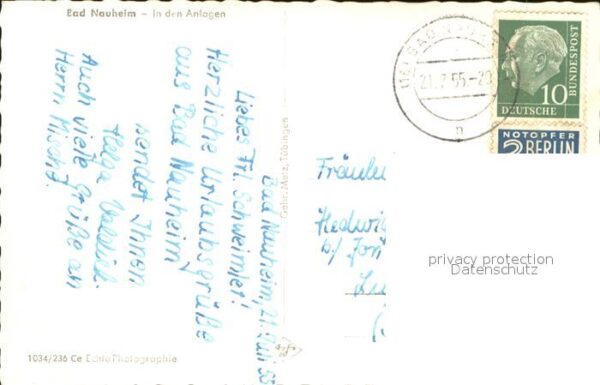 Bad Nauheim Partie in den Anlagen Kirche – Bild 2