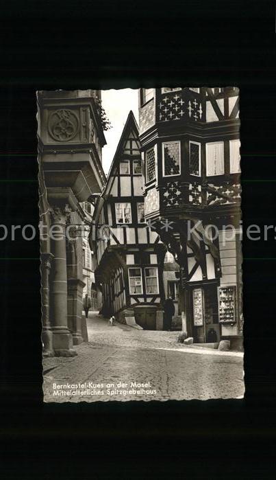Bernkastel-Kues Mittelalterliches Spitzgiebelhaus histo