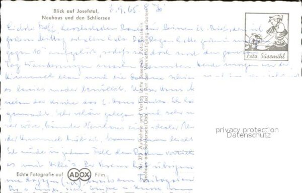 Neuhaus Schliersee Blick auf Josefstal und Neuhaus – Bild 2