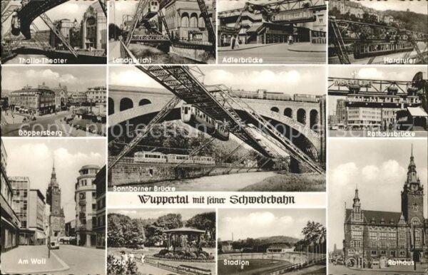 Wuppertal Schwebebahn Thalia Theater Landgericht
