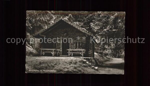 Falkenberg Oberpfalz Blockhütte im Waldnaabtal
