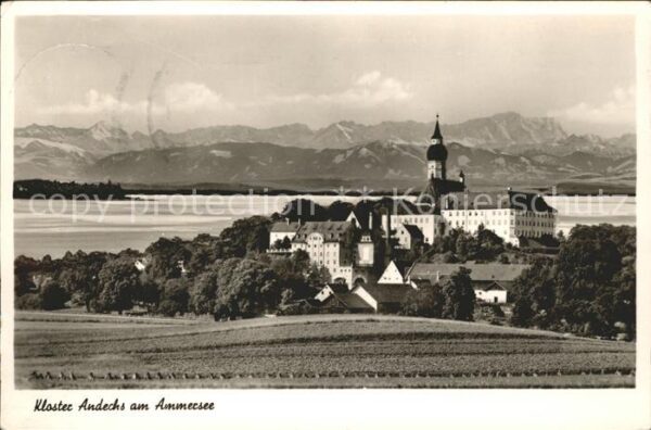 Andechs Kloster Andechs am Ammersee Alpenpanora