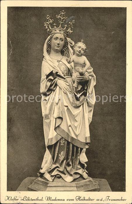 Freiburg Breisgau Madonna vom Hochaltar